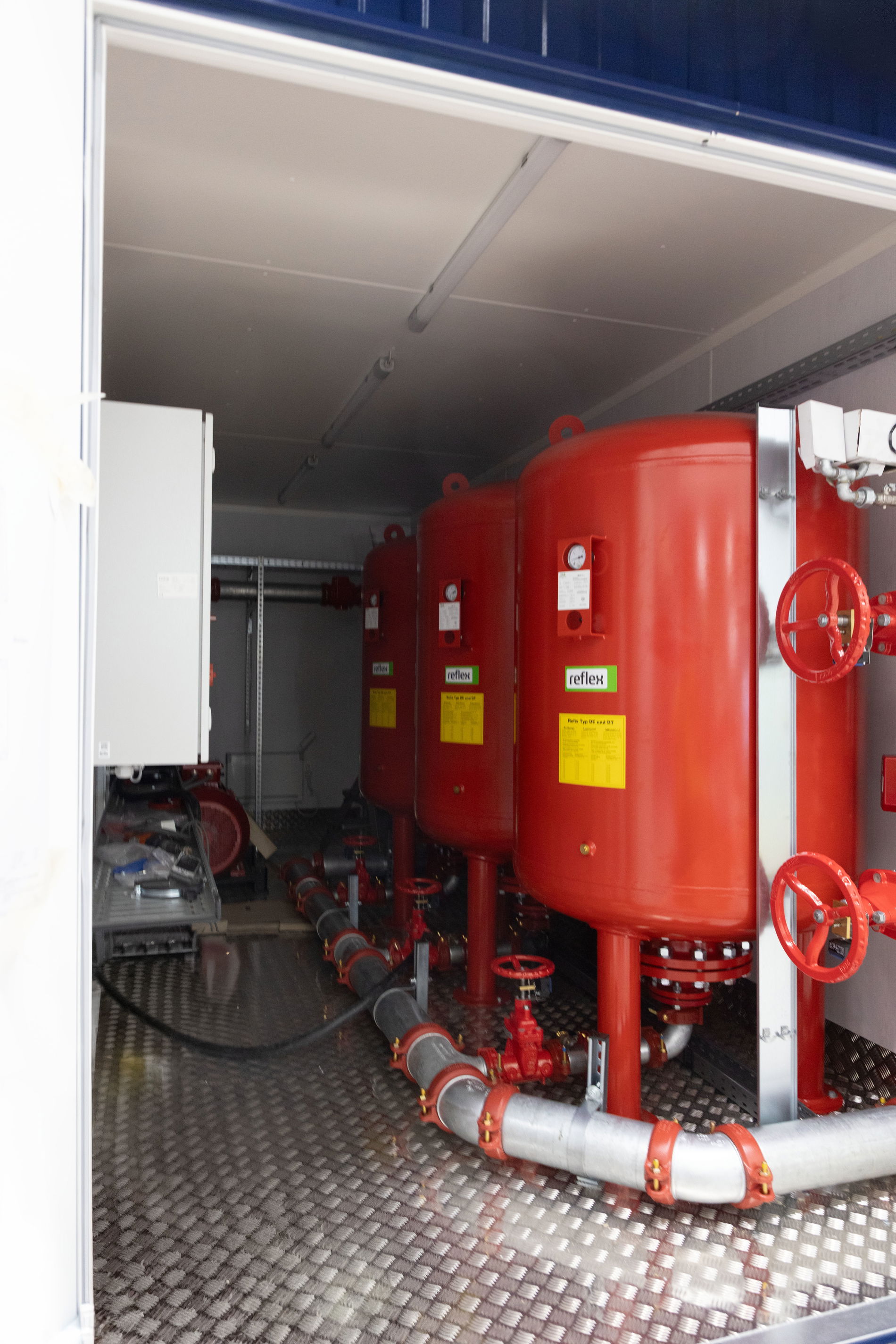 GreCon PROTECTOR CUBE | Fire protection control centre in a container
