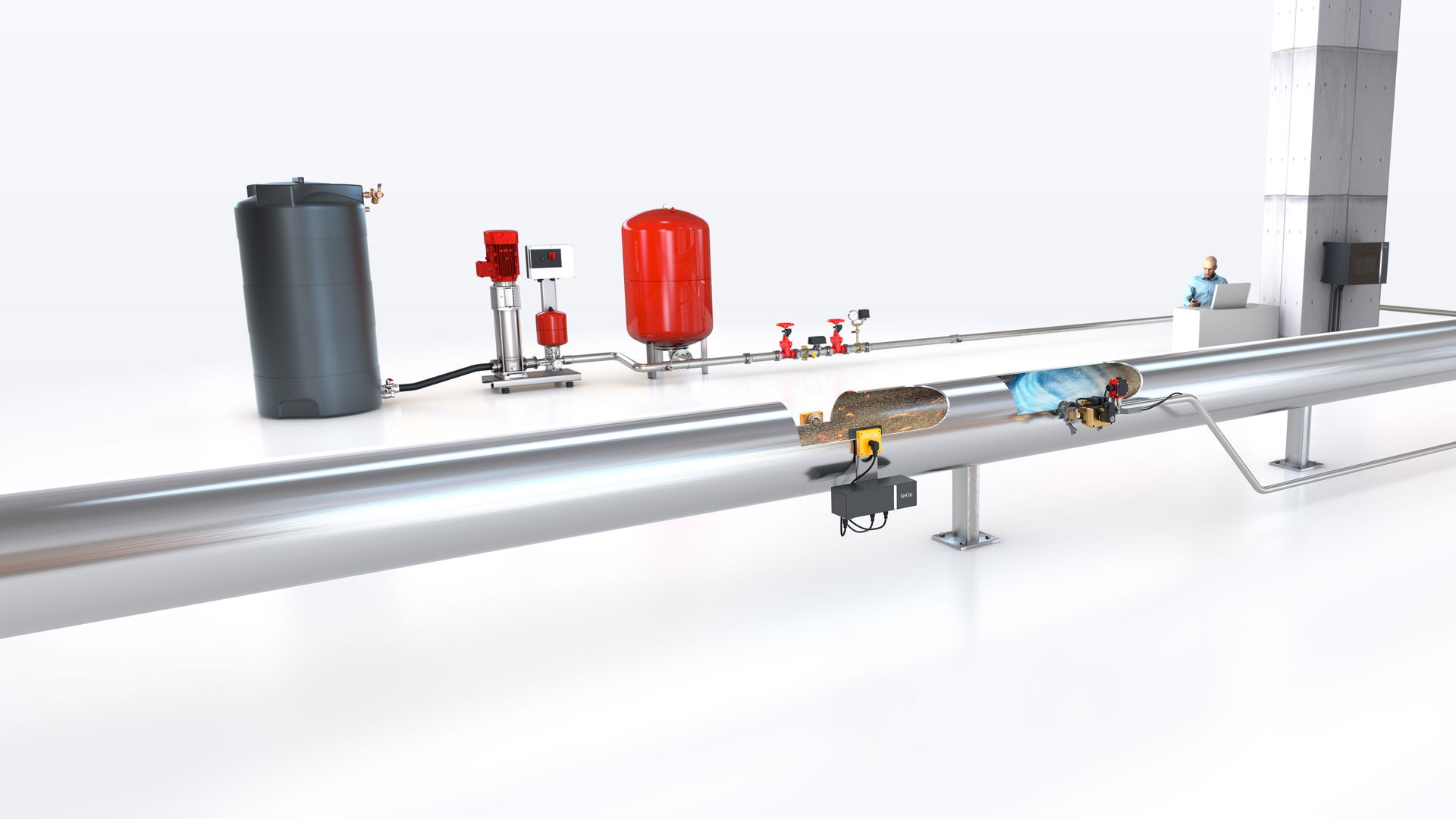 Spark extinguishing principle