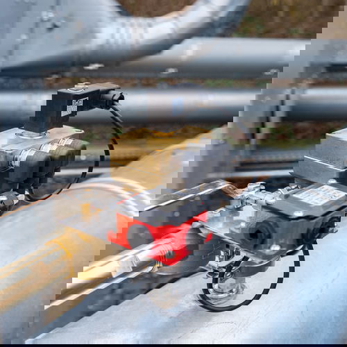 GreCon IEM, installed on an outdoor pipe