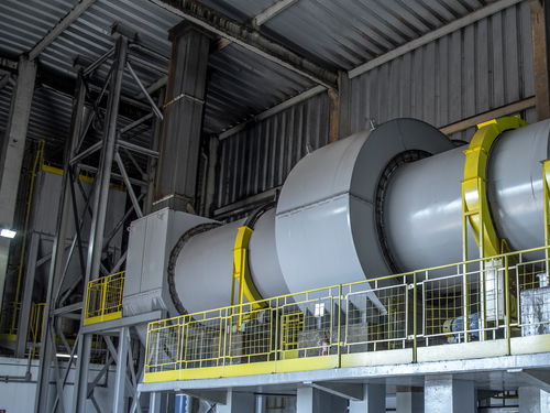 Grey industrial inline dryer