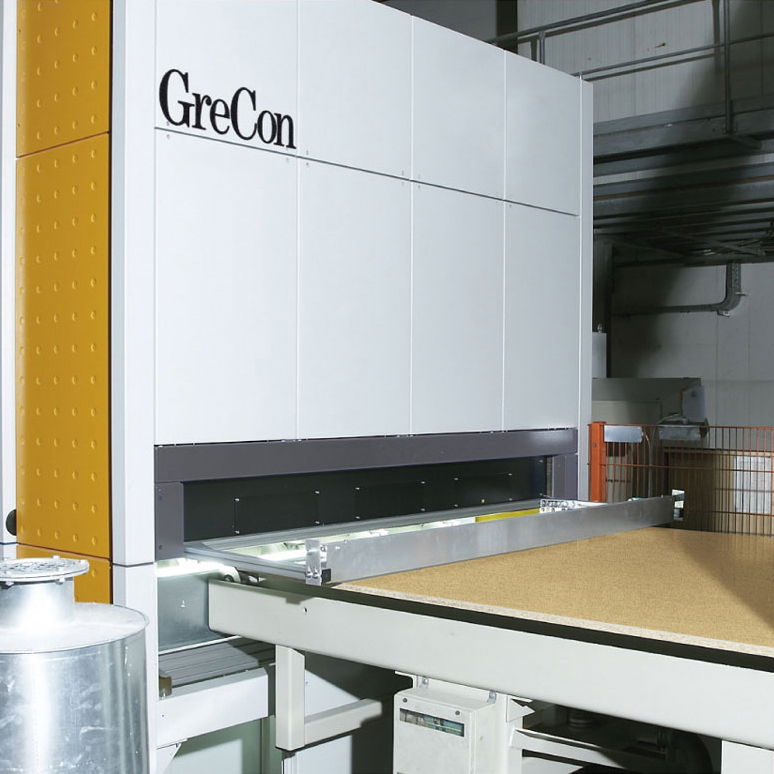 GreCon BOARDSCALE HF in the production line