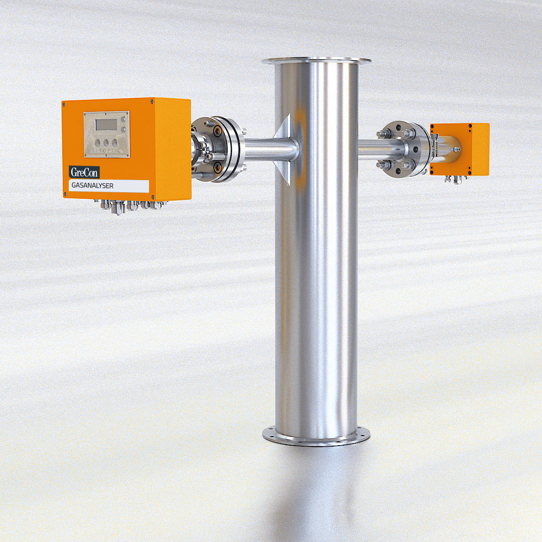 GreCon GASANALYSER IL product against grey-white background 