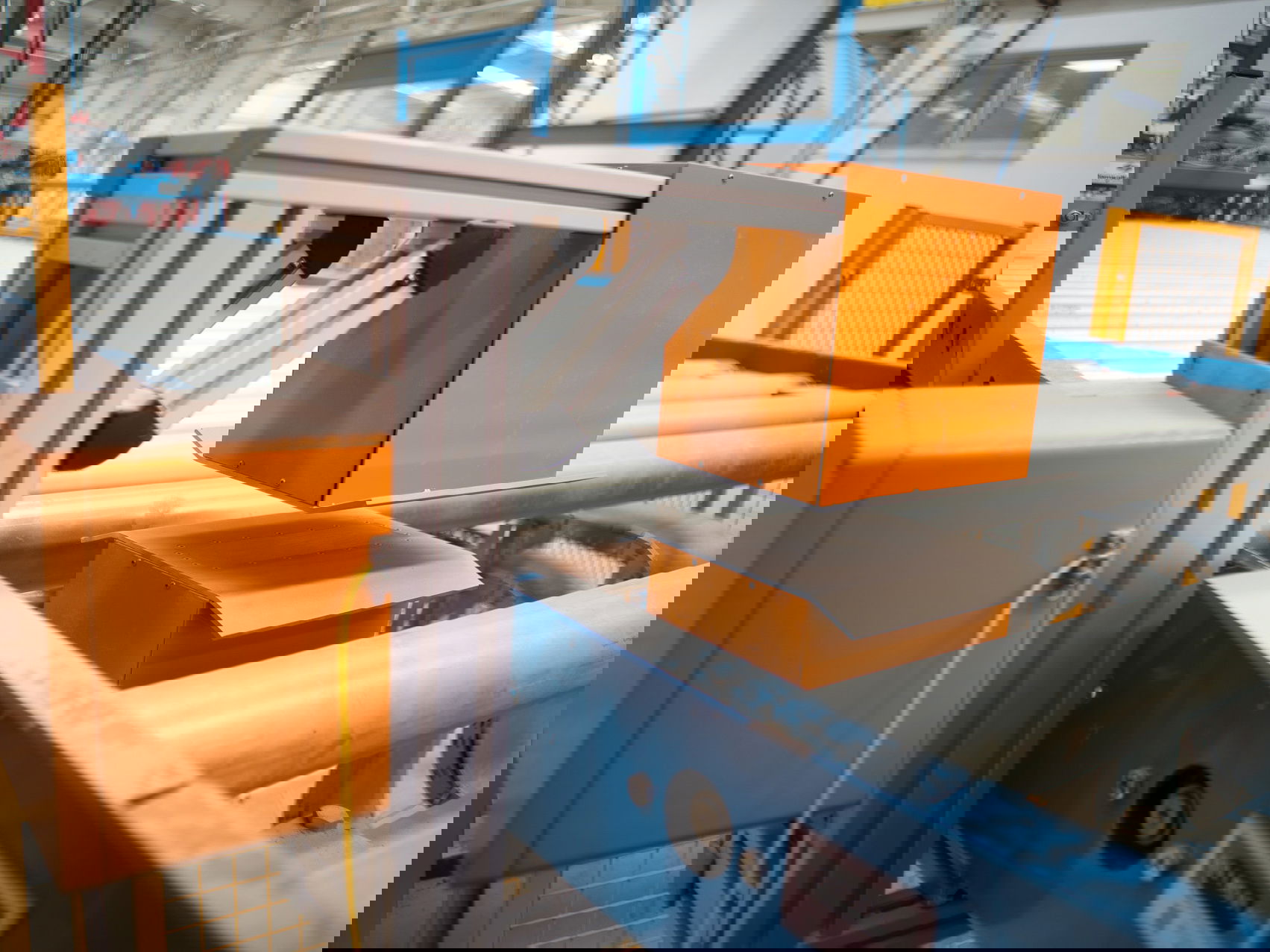 GreCon MOISTURE CONTROL MW installed on a production line