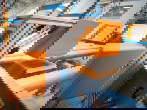 GreCon MOISTURE CONTROL MW installed on a production line