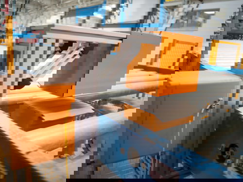 GreCon MOISTURE CONTROL MW installed on a production line